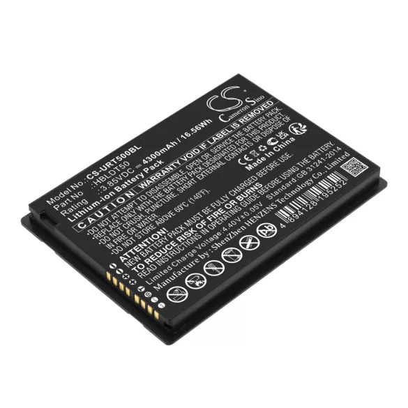 Utángyártott Urovo Vonalkód szkenner Li-ion akkumulátor 3.85V 4300mAh HBLDT50 - CameronSino