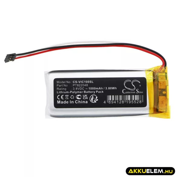 Utángyártott Valve Index Játékkonzol Li-Polymer akkumulátor 3.8V 1000mAh AHB822048 - CameronSino
