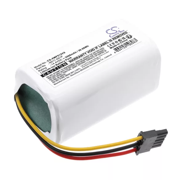 Utángyártott Xiaomi porszívó Li-ion akkumulátor 14.4V 2500mAh 260V-4S1P, N011-4S1P - CameronSino