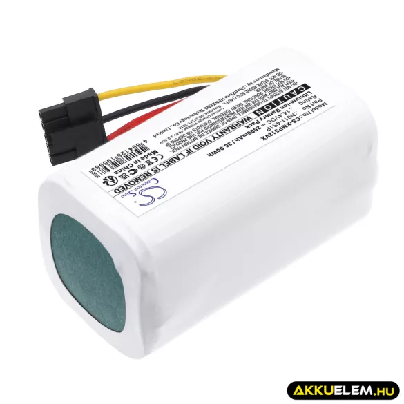 Utángyártott Xiaomi porszívó Li-ion akkumulátor 14.4V 2500mAh 260V-4S1P, N011-4S1P - CameronSino