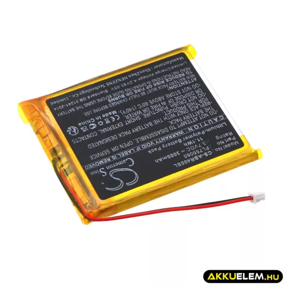 Utángyártott Anbernic Játékkonzol Li-Polymer akkumulátor 3.7V 3000mAh FL755060 - CameronSino