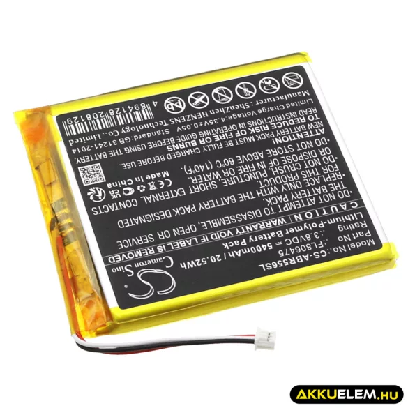 Utángyártott Anbernic Játékkonzol Li-Polymer akkumulátor 3.8V 5400mAh FL806475 - CameronSino