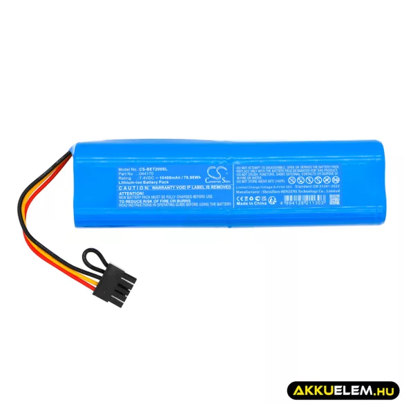 Utángyártott Benning egyéb Li-ion akkumulátor 7.4V 10400mAh 44170 - CameronSino