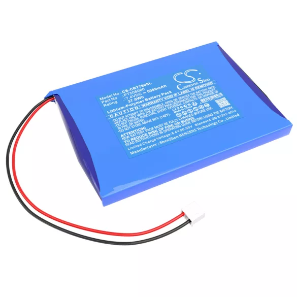 Utángyártott Creator Riasztó rendszer Li-Polymer akkumulátor 7.4V 5000mAh PT508080 - CameronSino