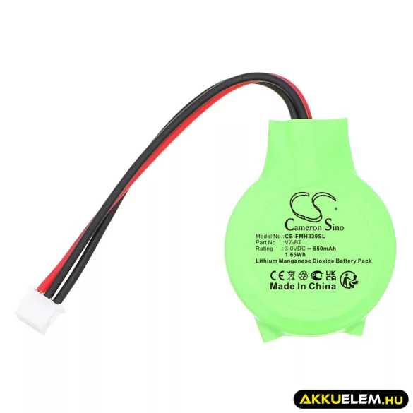 Utángyártott Fuji Electric PLC Li-MnO2 elem 3V 550mAh V7-BT - CameronSino