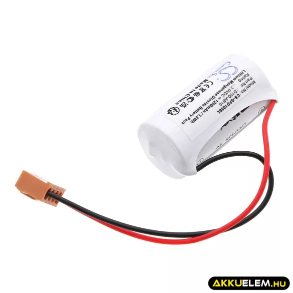 Utángyártott GE Fanuc PLC Li-MnO2 elem 3V 1200mAh B9670CH, D100-AB10 - CameronSino