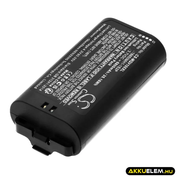Utángyártott MYQ Riasztó rendszer Li-ion akkumulátor 3.7V 6800mAh 18650MH1-1S2P - CameronSino