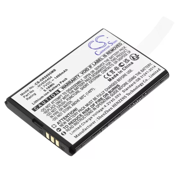 Utángyártott Oricom Babafigyelő Li-ion akkumulátor 3.7V 1400mAh NV604464 - CameronSino