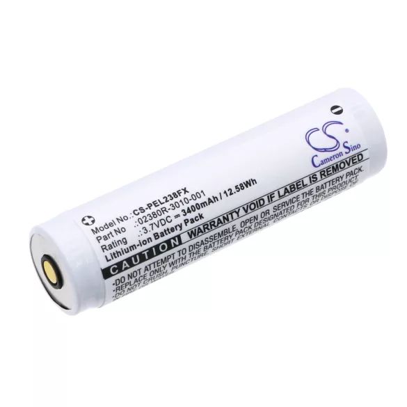 Utángyártott Pelican Zseblámpa Li-ion akkumulátor 3.7V 3400mAh 02380R-3010-000E, 02380R-3010-001 - CameronSino