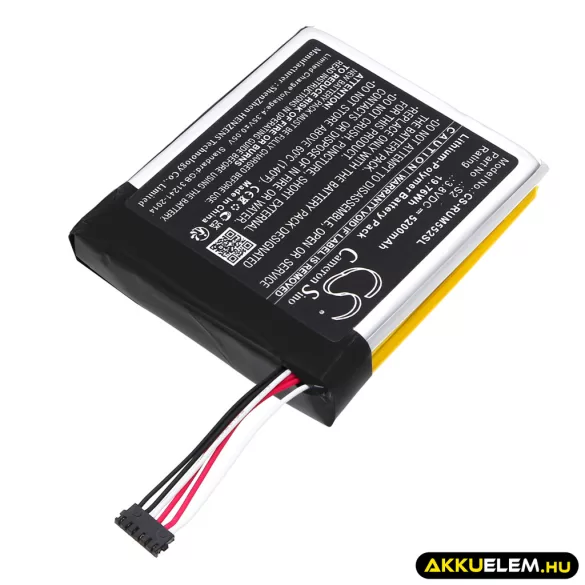 Utángyártott Ring biztonsági kamera Li-Polymer akkumulátor 3.8V 5200mAh S2 - CameronSino