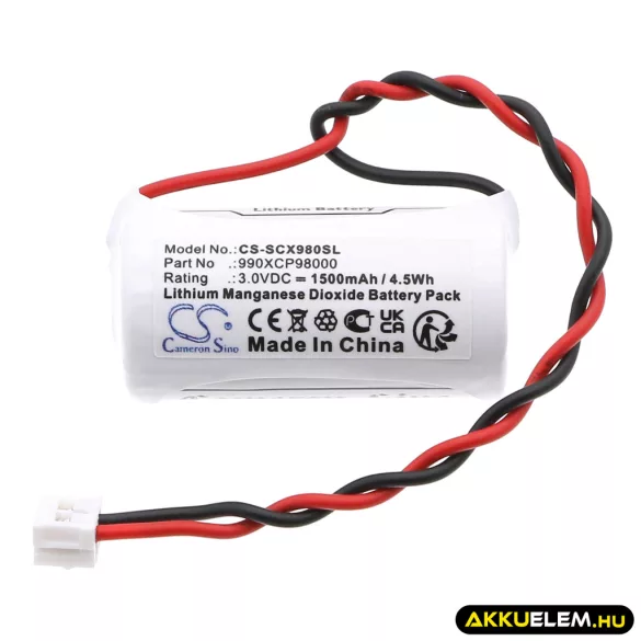 Utángyártott Schneider PLC Li-MnO2 elem 3V 1500mAh 990XCP98000 - CameronSino