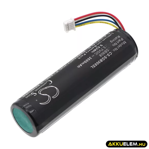 Utángyártott Shure adó-vevő Li-ion akkumulátor 3.7V 2600mAh 95A48182, SB908 - CameronSino