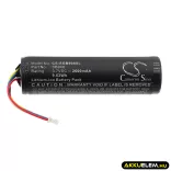 Utángyártott Shure adó-vevő Li-ion akkumulátor 3.7V 2600mAh 95A48182, SB908 - CameronSino