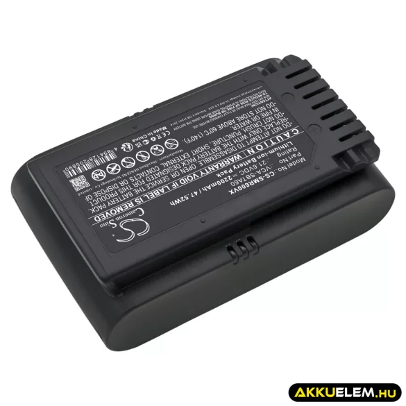 Utángyártott Samsung porszívó Li-ion akkumulátor 21.6V 2200mAh VCA-SBTA60, VCA-SBTA60/XAA - CameronSino