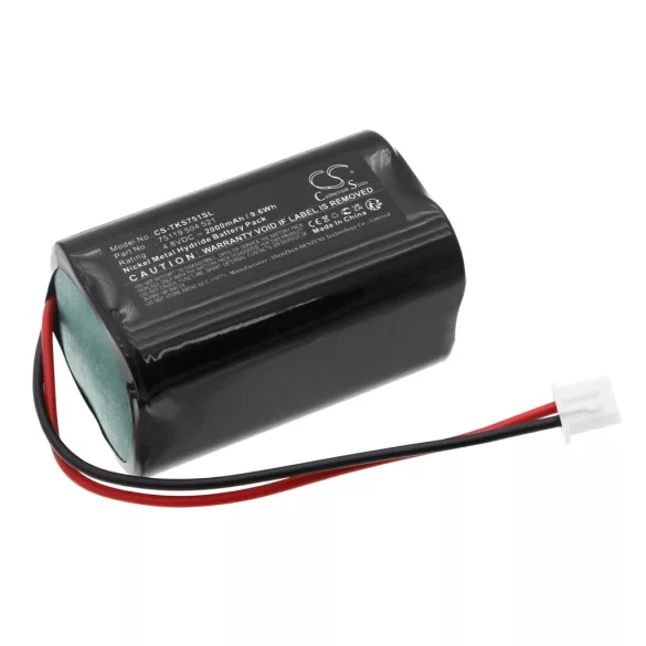 Utángyártott Techkon egyéb Ni-MH akkumulátor 4.8V 2000mAh 75119504521 - CameronSino