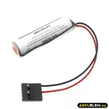 Utángyártott Yaskawa PLC Li-SOCl2 elem 3.6V 2700mAh ER6VC3N With JAE 5Pin Connector - CameronSino