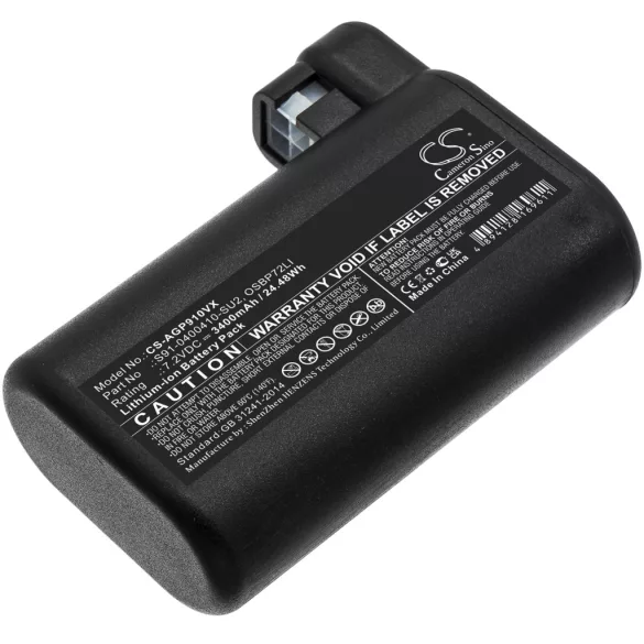 Utángyártott Electrolux porszívó Li-ion akkumulátor 7.2V 3400mAh OSBP72LI25 - CameronSino