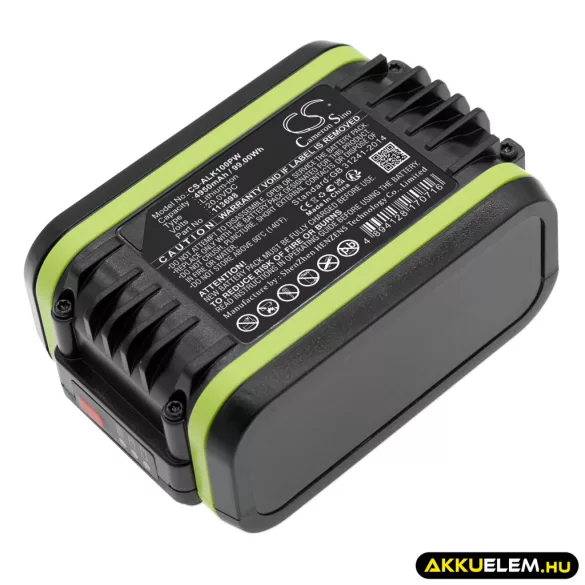 Utángyártott AL-KO Fűnyíró Li-ion akkumulátor 20V 4950mAh B100, 113698 - CameronSino