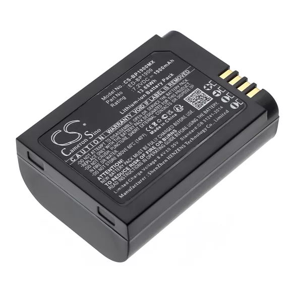 Utángyártott Samsung Kamera Li-ion akkumulátor 7.2V 1900mAh ED-BP1900 - CameronSino
