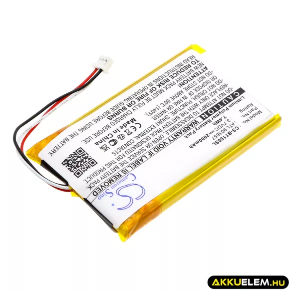 Utángyártott Globalstar GPS Li-Polymer akkumulátor 3.7V 2000mAh ATL903857, GT920 - CameronSino
