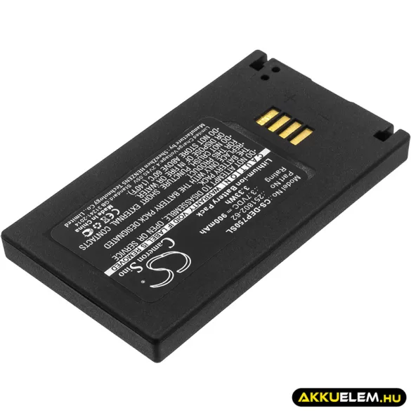 Utángyártott David Clark Vonalkód szkenner Li-ion akkumulátor 3.7V 900mAh - CameronSino