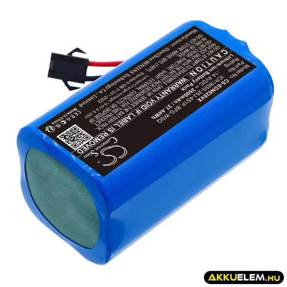 Utángyártott DEEBOT porszívó Li-ion akkumulátor 14.4V 2600mAh 10002265 - CameronSino