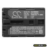 Utángyártott Sony Kamera Li-ion akkumulátor 7.4V 1600mAh NP-FM500H - CameronSino