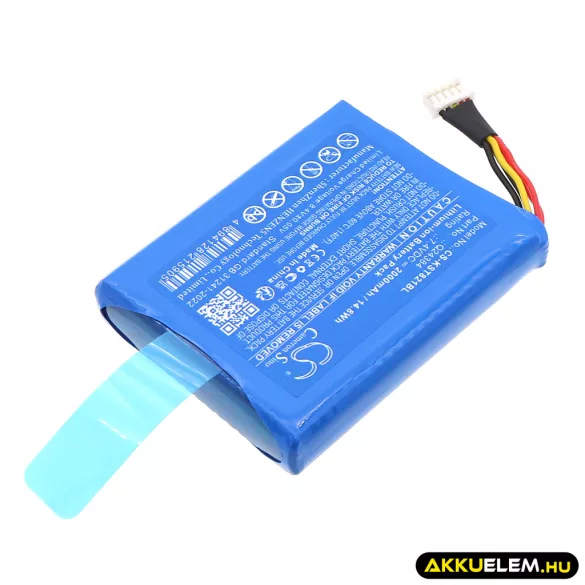 Utángyártott Szzt Fizetési terminál Li-ion akkumulátor 7.4V 2000mAh Q24384 - CameronSino