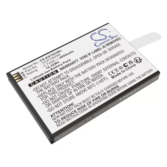 Utángyártott Szzt Fizetési terminál Li-ion akkumulátor 3.7V 4950mAh 1ICP7/60/90 - CameronSino