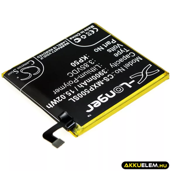 Utángyártott Motorola mobil Li-Polymer akkumulátor 3.85V 3900mAh KP50 - CameronSino