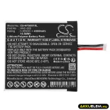 Utángyártott Nintendo Játékkonzol Li-Polymer akkumulátor 3.85V 4300mAh HAC-003, HAC-A-BPHAT-C0 - CameronSino