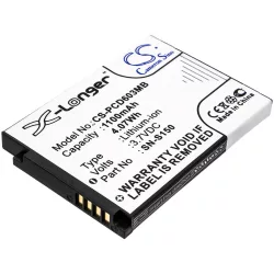  Utángyártott Philips Babafigyelő Li-ion akkumulátor 3.7V 1100mAh SN-S150, N-S150 - CameronSino