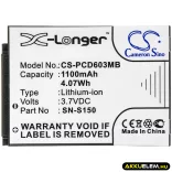 Utángyártott Philips Babafigyelő Li-ion akkumulátor 3.7V 1100mAh SN-S150, N-S150 - CameronSino