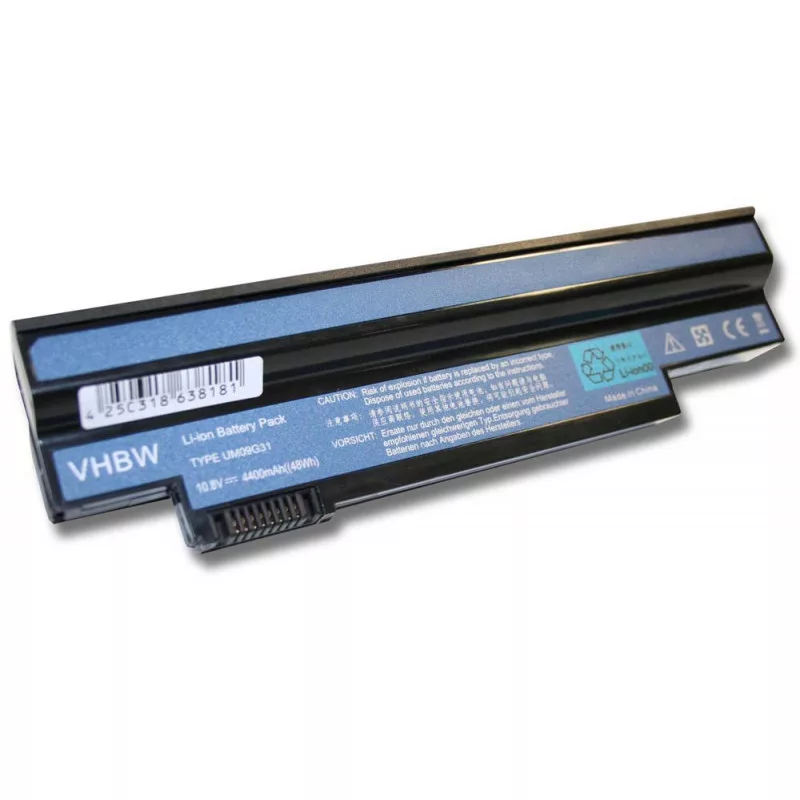 Acer UM09G31 4400mAh utángyártott akkumulátor Acer UM09G31 4400mAh utángyártott akkumulátor