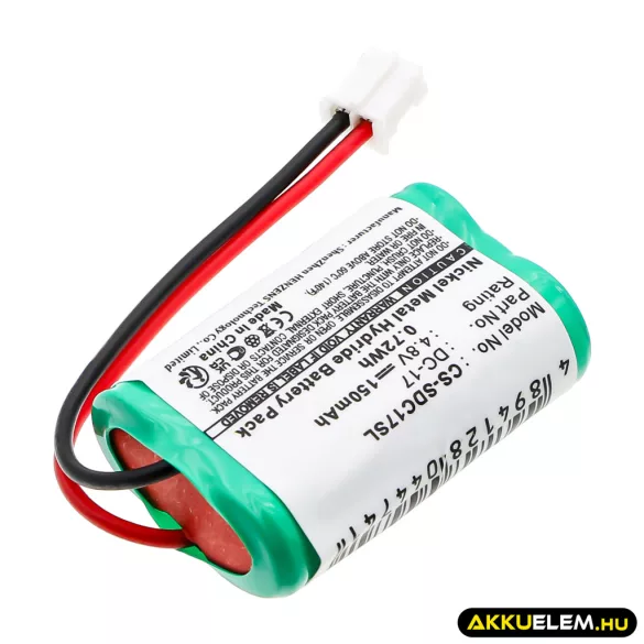 Utángyártott SportDog Kutyanyakörv Ni-MH akkumulátor 4.8V 150mAh DC-17, 4SN-1/4AAA15H-H-JP1 - CameronSino