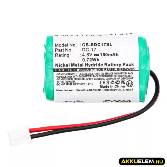 Utángyártott SportDog Kutyanyakörv Ni-MH akkumulátor 4.8V 150mAh DC-17, 4SN-1/4AAA15H-H-JP1 - CameronSino