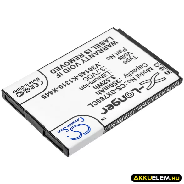 Utángyártott Siemens Vezeték nélküli telefon Li-ion akkumulátor 3.7V 950mAh 4250366817255, S30852-D2152-X1 - CameronSino