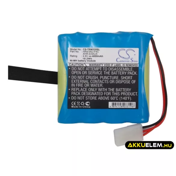 Utángyártott Trimble egyéb Ni-MH akkumulátor 4.8V 4000mAh XHR-4/3AUX, HR4/3AU-F4C - CameronSino
