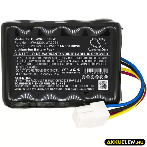 Utángyártott Lux-Tools Fűnyíró Li-ion akkumulátor 20V 2500mAh - CameronSino