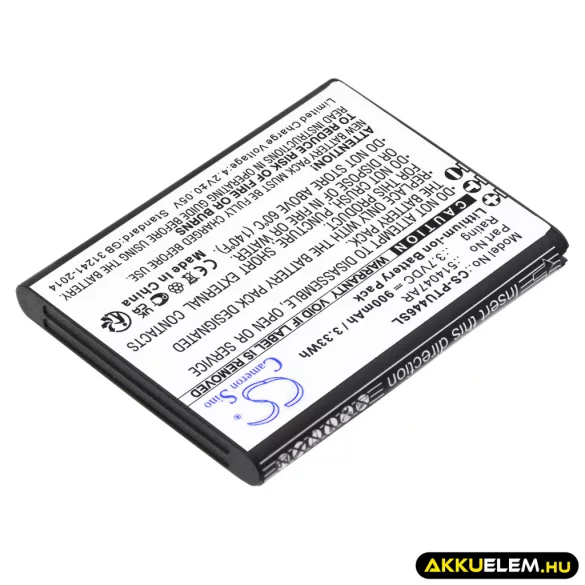 Utángyártott Panasonic mobil Li-ion akkumulátor 3.7V 900mAh 514047AR - CameronSino