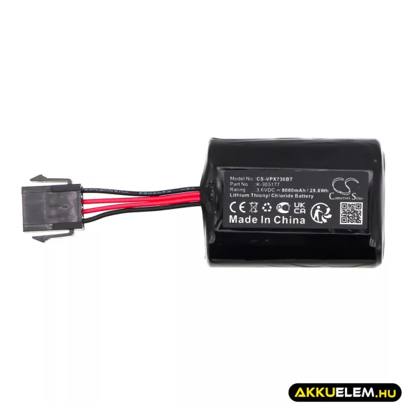 Utángyártott Visonic Riasztó rendszer Li-SOCl2 elem 3.6V 8000mAh BatCS740, K-305177 - CameronSino