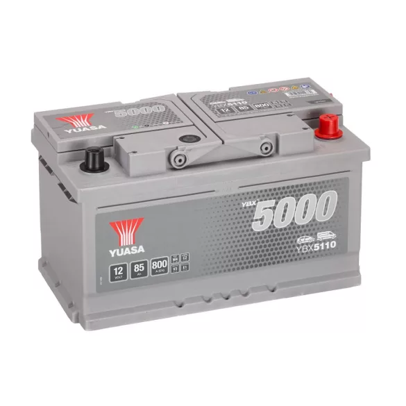 Yuasa 12V 85Ah 800A YBX5110 autó akkumulátor JOBB+