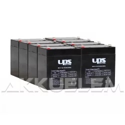   APC  RBC36 helyettesítő szünetmentes akkucsomag 8 * 12V 5Ah