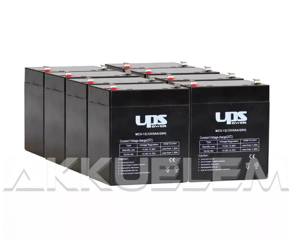 APC  RBC39 helyettesítő szünetmentes akkucsomag 8 * 12V 5Ah