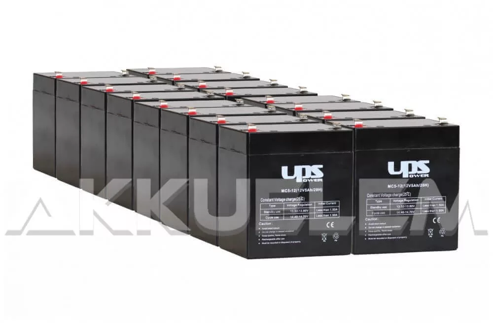   APC  RBC44 helyettesítő szünetmentes akkucsomag 16 * 12V 5Ah