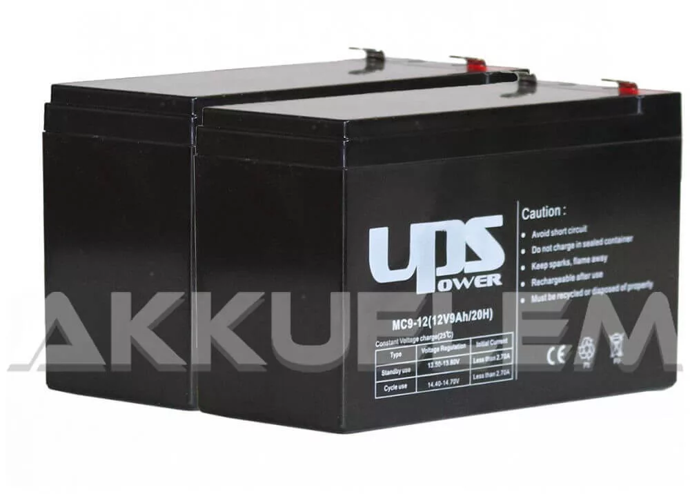 APC  RBC5 helyettesítő szünetmentes akkucsomag 2 * 12V 9Ah