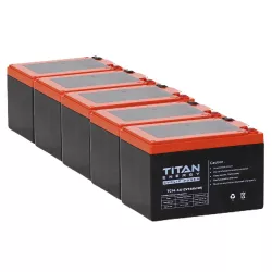   E-kerékpár akkucsomag 60V = 5 * 12V 14Ah TitanEnergy 6-DZM-14 csúszósarus