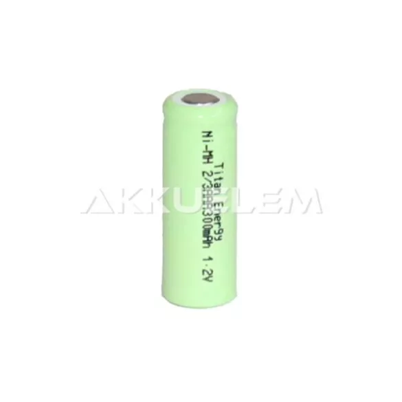 300mAh 2/3AAA ipari akkumulátorcella Ni-MH