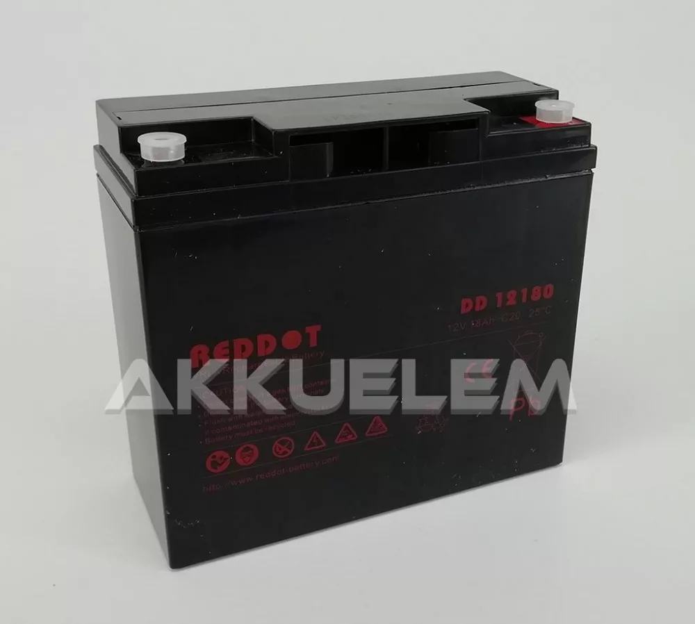 REDDOT 12V 18AH zselés akkumulátor