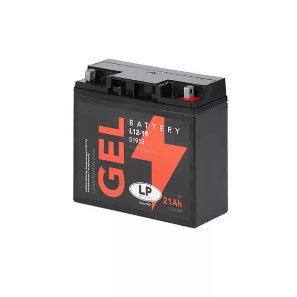 Landport 12V 21Ah 255A GEL L12-19 G12-19 51913 motorkerékpár akkumulátor AGM JOBB+ Landport 12V 21Ah 255A GEL L12-19 G12-19 51913 motorkerékpár akkumulátor AGM JOBB+
